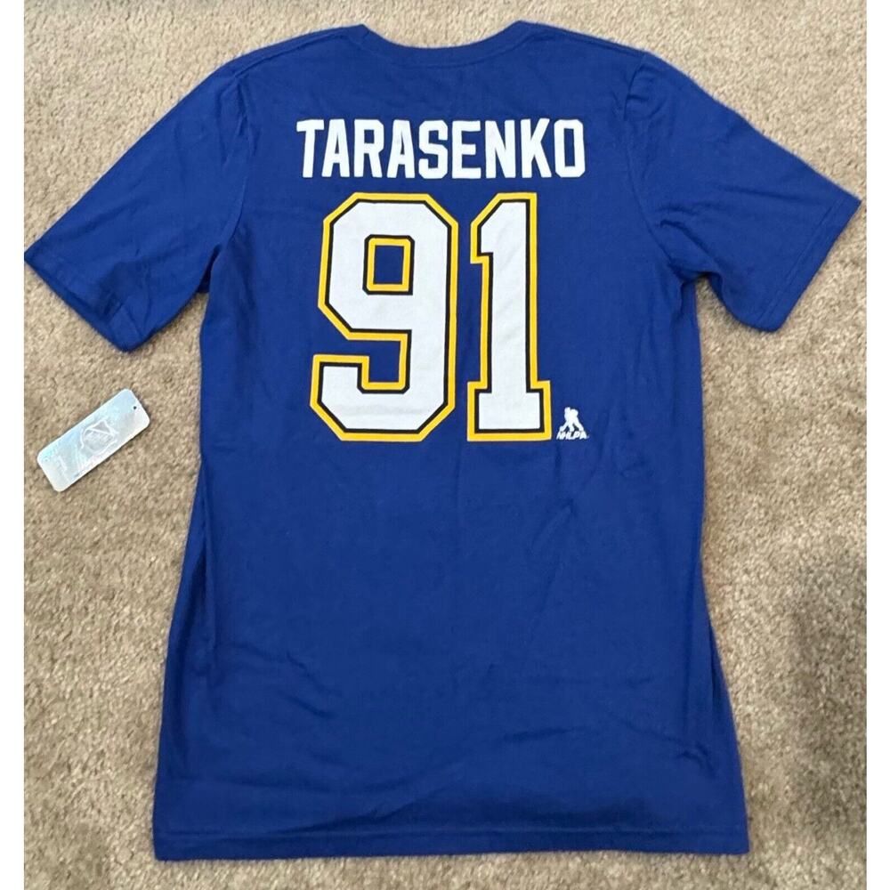 St. Louis Blues Tarasenko #91 Tampa Bay Lightning Shirt Youth X-Large 18/20 NEW